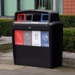 nexus evolution city quad recycling bin